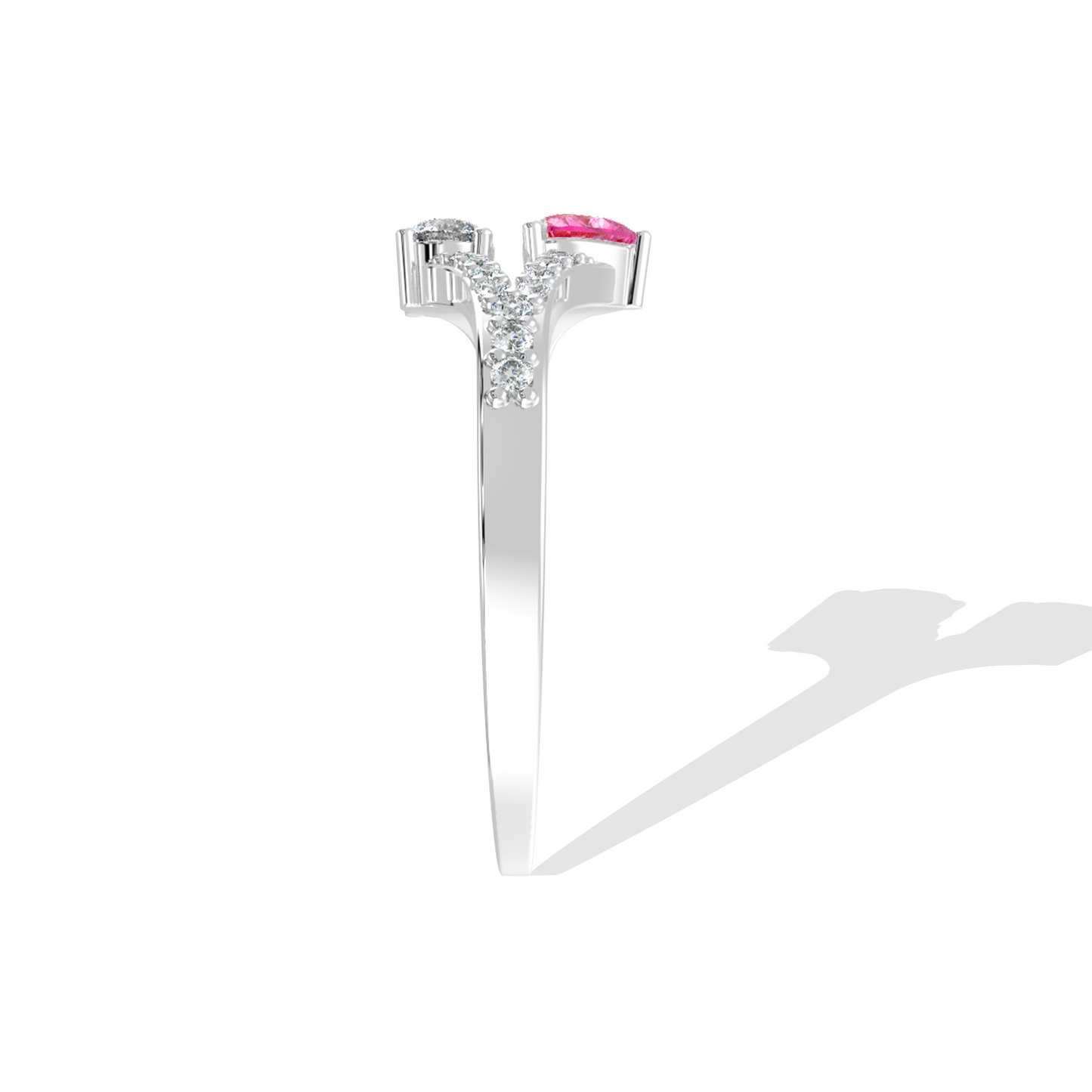 Elegant 0.50 TW diamond ring by Tiri featuring a sparkling solitaire design in polished metal setting.