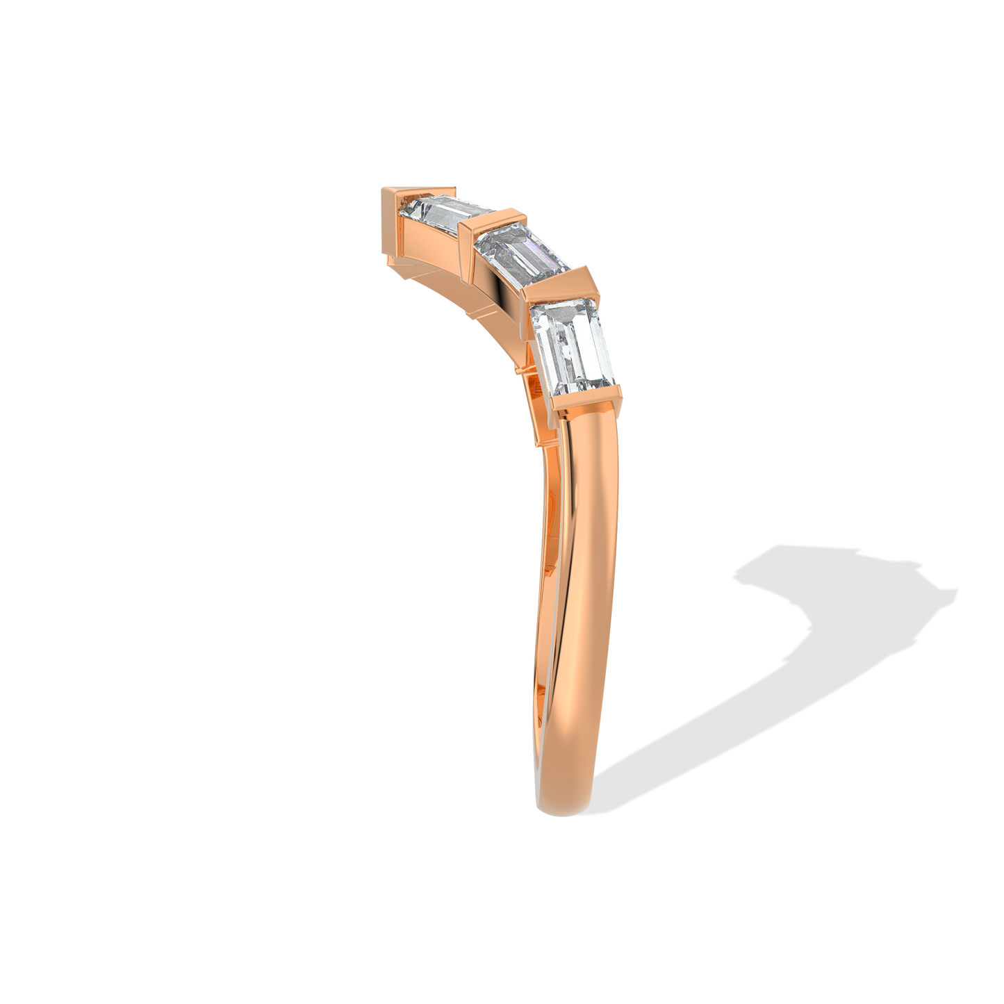 Tiri 0.70 TW diamond ring featuring a sleek band with sparkling diamonds and a modern design.