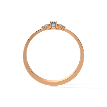 Tiri 0.80 TW diamond ring with a sleek modern design, featuring sparkling diamonds set in a stylish band.