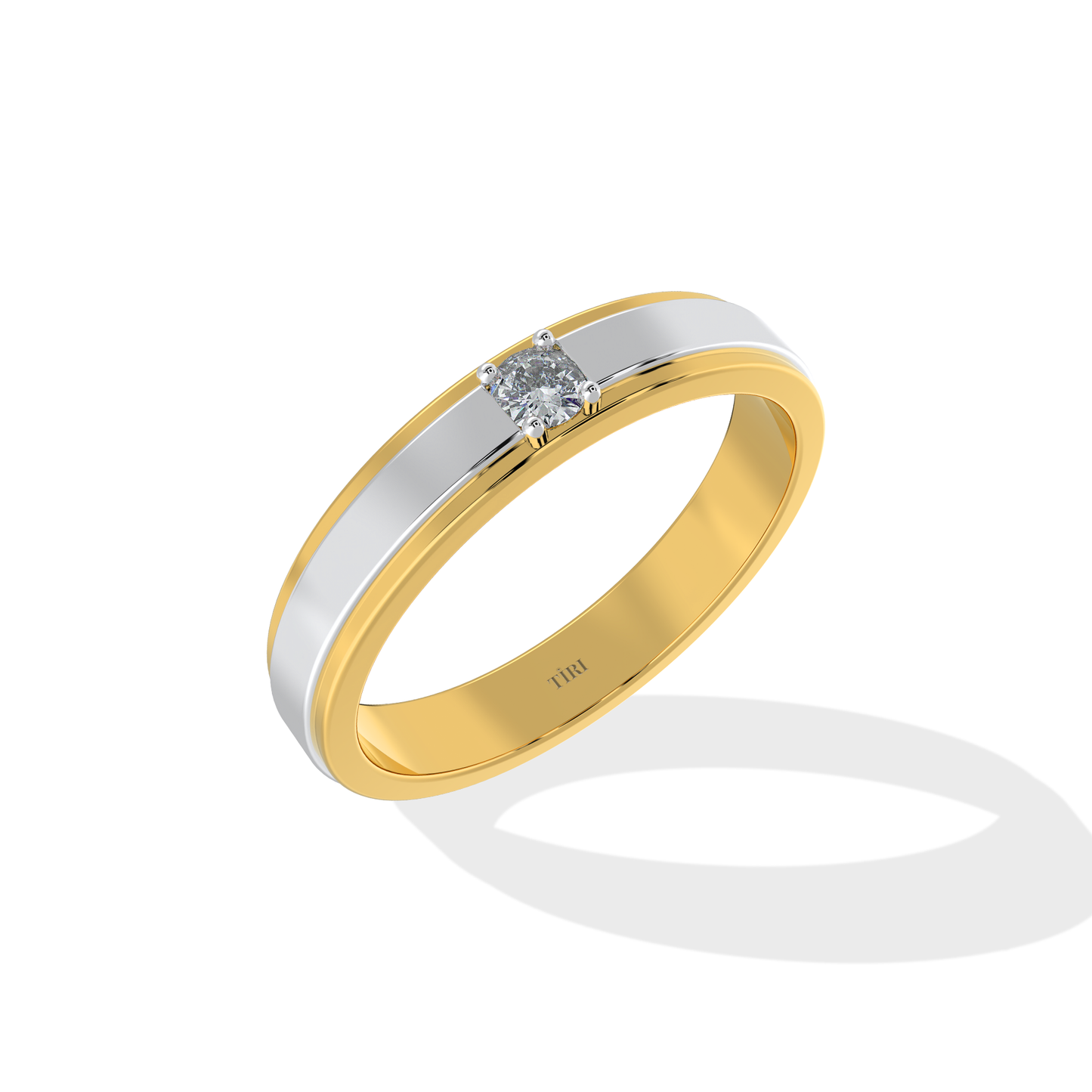 Tiri 0.30 TW diamond ring showcasing a sleek band with sparkling diamonds for elegant jewelry appeal.