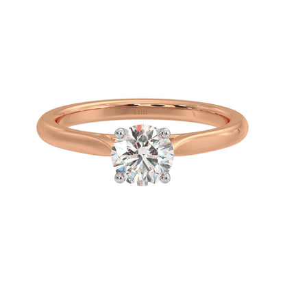 1.00 TW 4 Prong Round Diamond Ring - Tiri