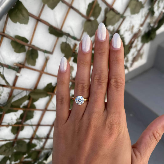 Round Solitaire Diamond Ring
