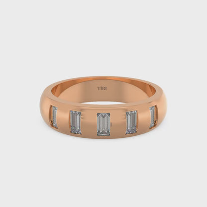 Élan Baguette Diamond Ring