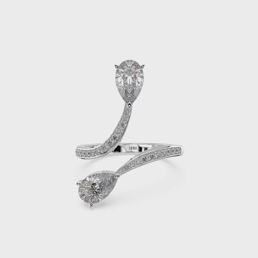 1.63 TW 1.36 CTS Diamond Ring