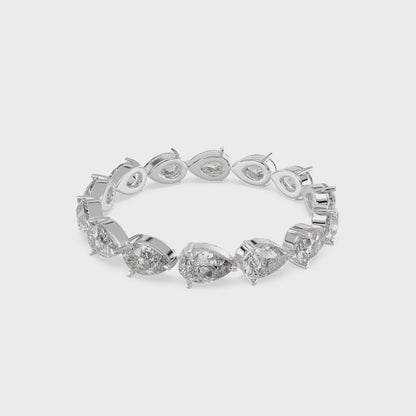 Pear Diamond Eternity Ring