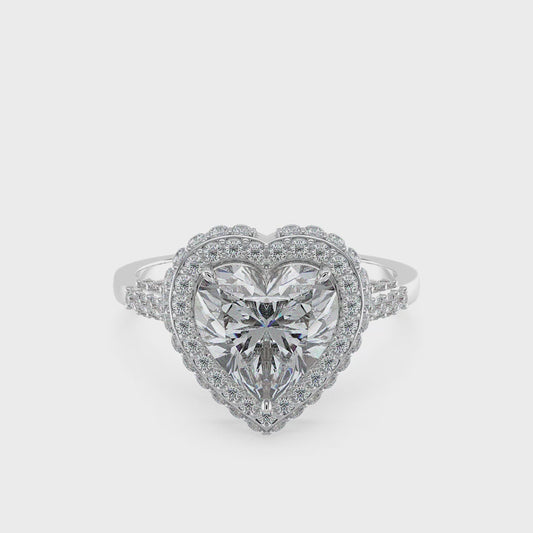 3.01 TW 2.10 CTS Diamond Ring