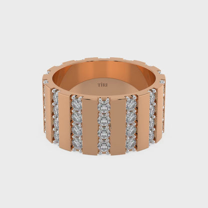 Axis Diamond Ring