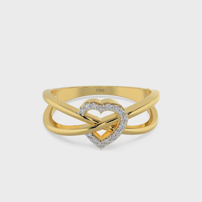 Infinity Heart Ring