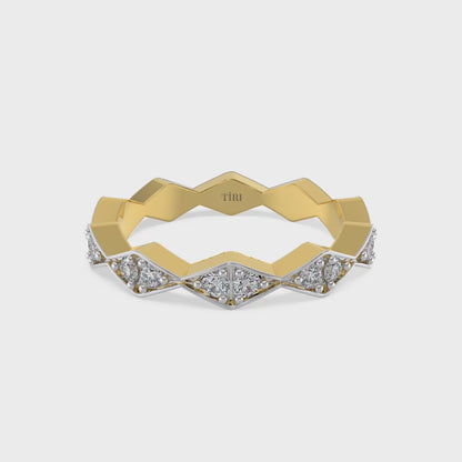 Edge Diamond Ring