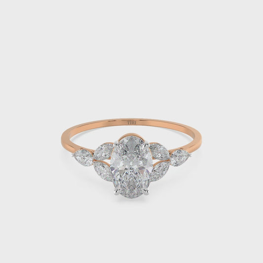 1.20 TW Oval Diamond Ring