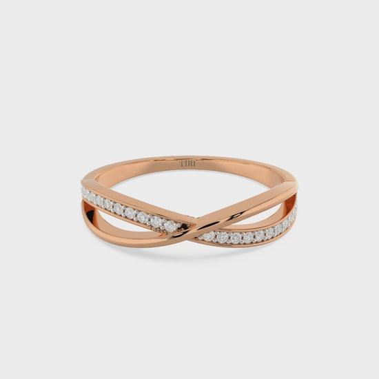 Rose gold engagement ring featuring a dark rectangular cushion-cut gemstone surrounded by a brilliant diamond halo