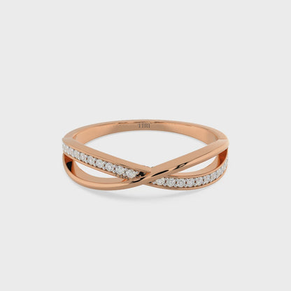 Rose gold engagement ring featuring a dark rectangular cushion-cut gemstone surrounded by a brilliant diamond halo