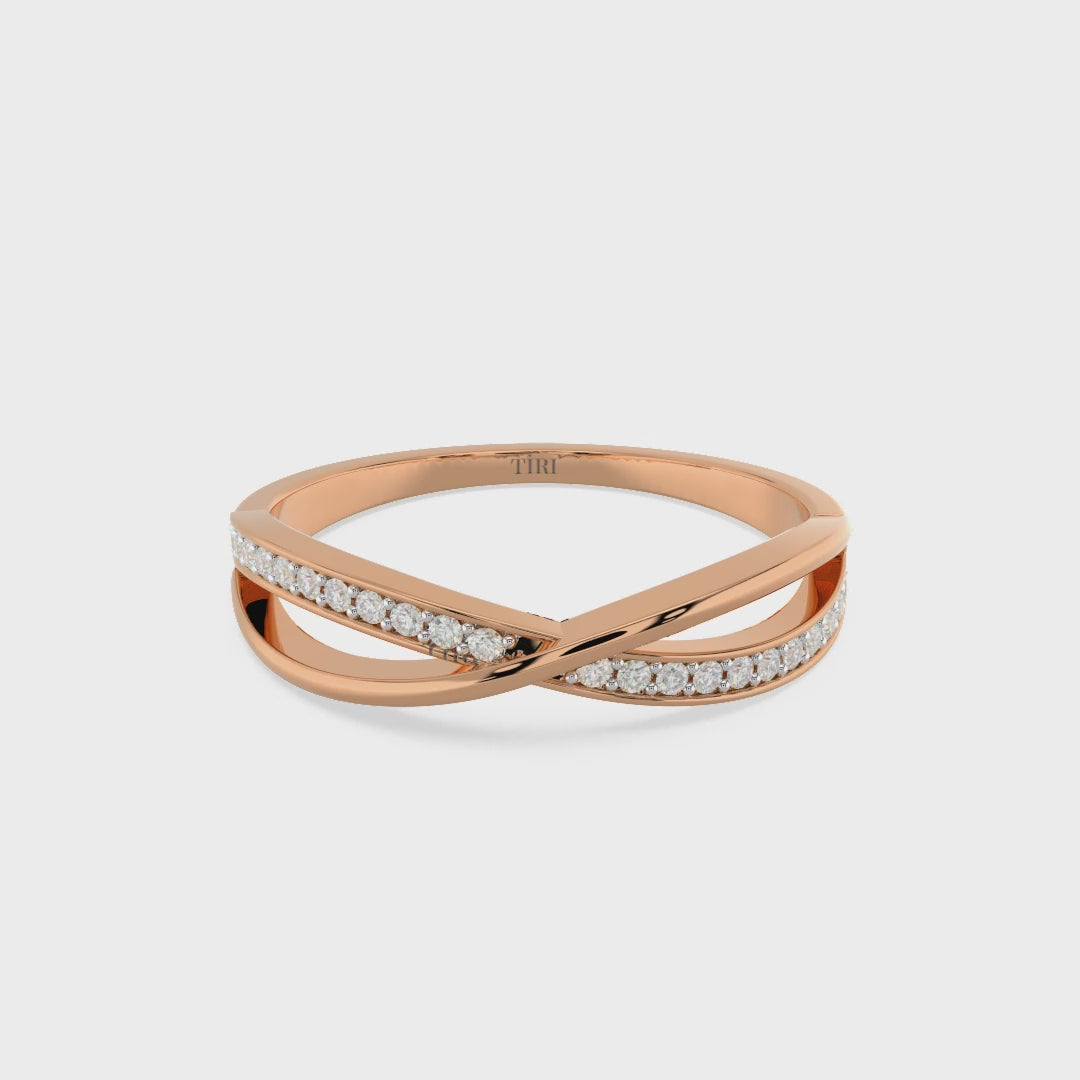 Rose gold engagement ring featuring a dark rectangular cushion-cut gemstone surrounded by a brilliant diamond halo