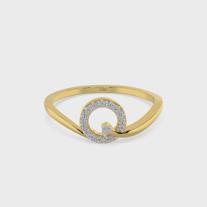 Infinity Node Diamond Ring