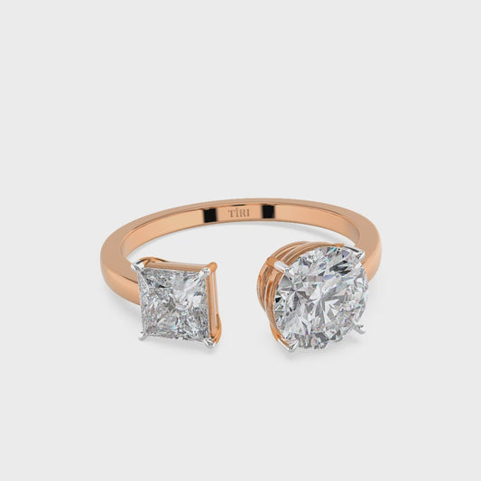 1.70 TW 1.12 CTS Diamond Ring