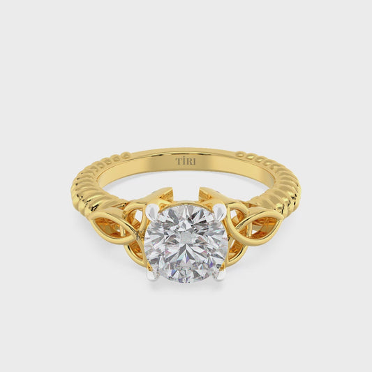 1.00 TW Round Diamond Ring