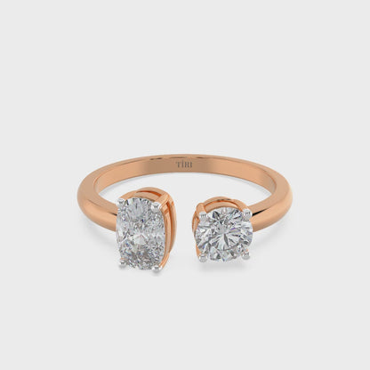 Oval & Round Toi Moi Ring