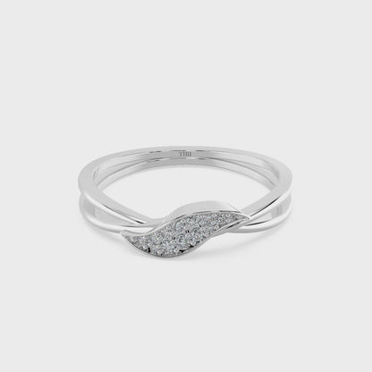 Diamond Wave Ring