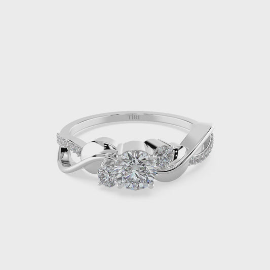 0.75 TW Round Diamond Ring
