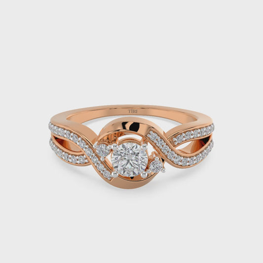 1.10 TW Round Diamond Ring
