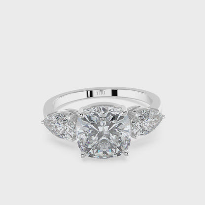Cushion Diamond Engagement Ring