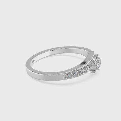 Silver Luxe Twist Band
