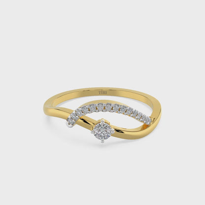 Radiant Curve Ring
