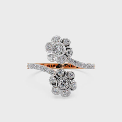 Helix Diamond Ring
