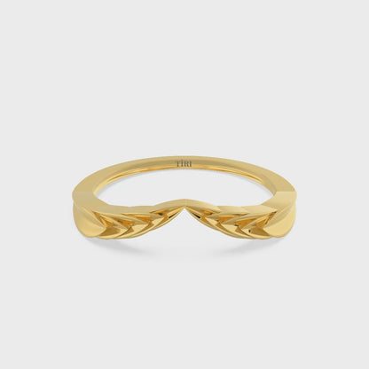Textured Gold Band