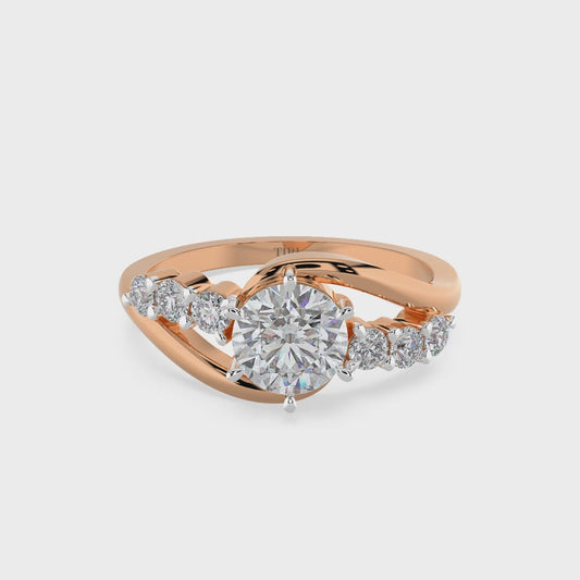 1.05 TW Round Diamond Ring