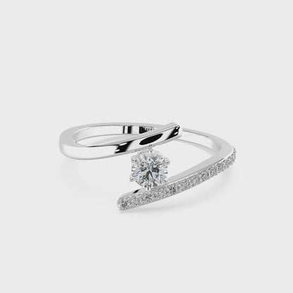 Silver Spiral Ring