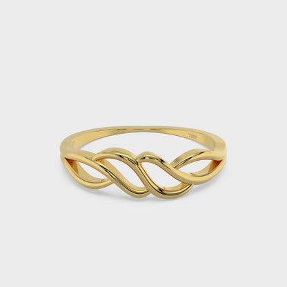 Golden Embrace Ring